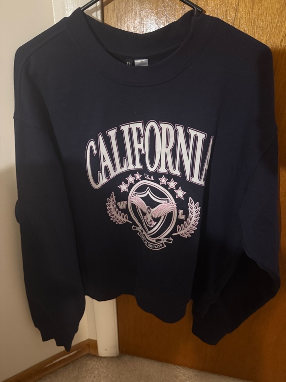 California Graphic Navy Crewneck Sweatshirt
